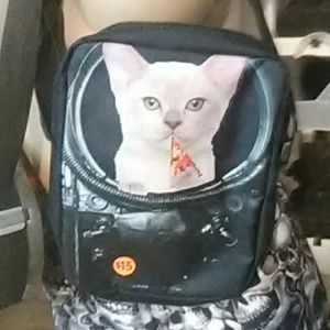 Pizza cat bag